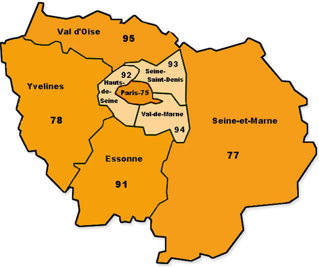 carte intervention Prosocius Ile de France